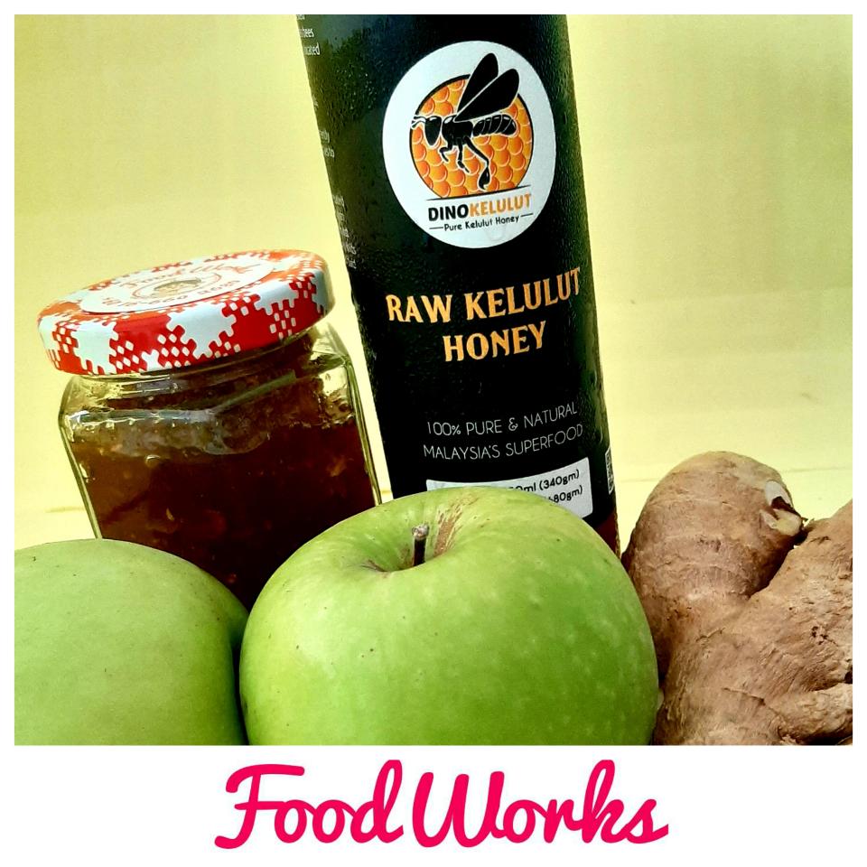 FoodWorks Kelulut Apple Ginger Jam